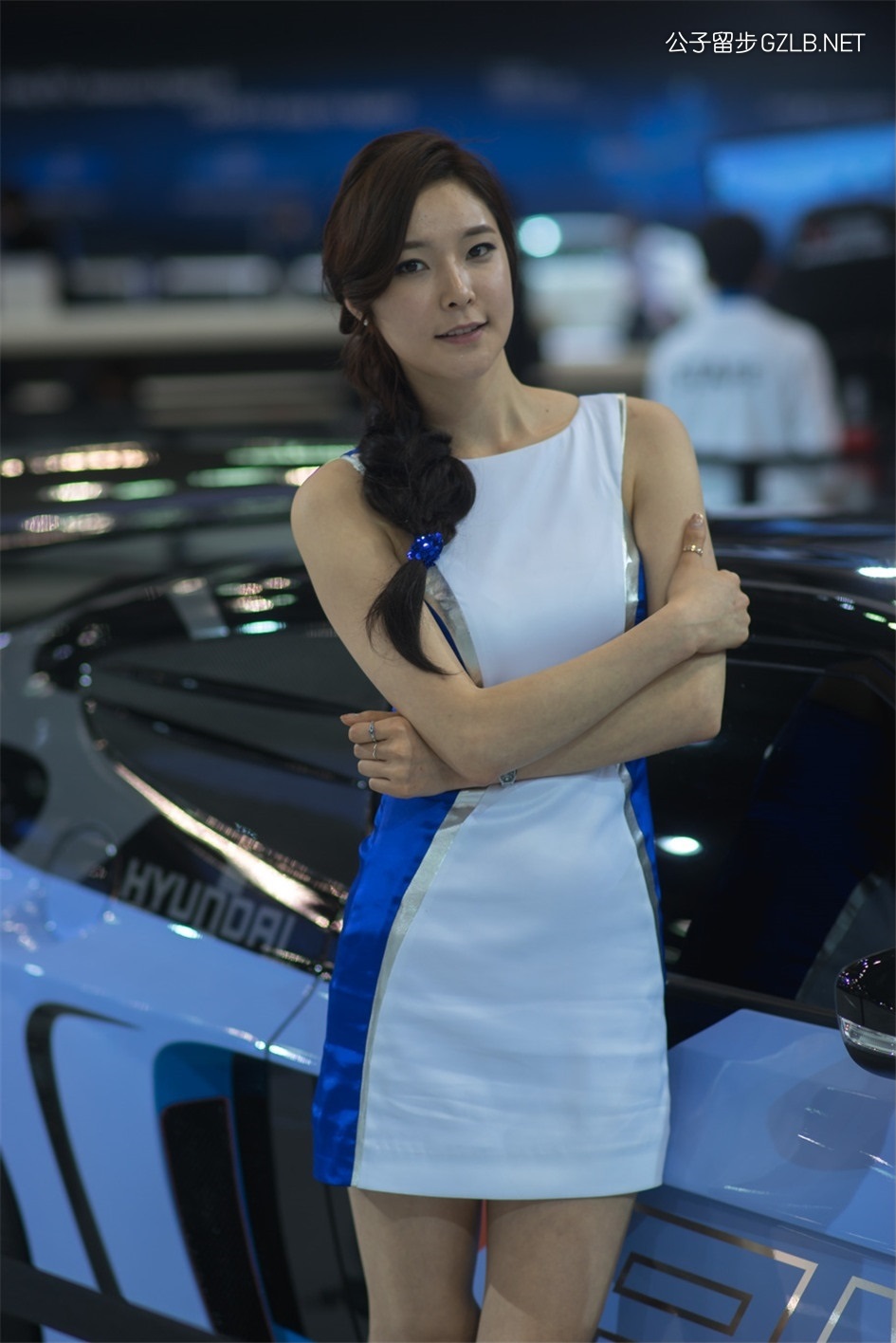 韩国国际车展上的性感超级车模合集(第68张)